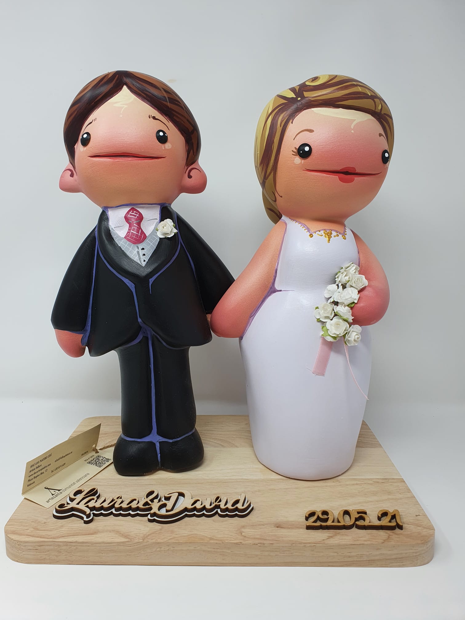 Figuras novios bodas de oro