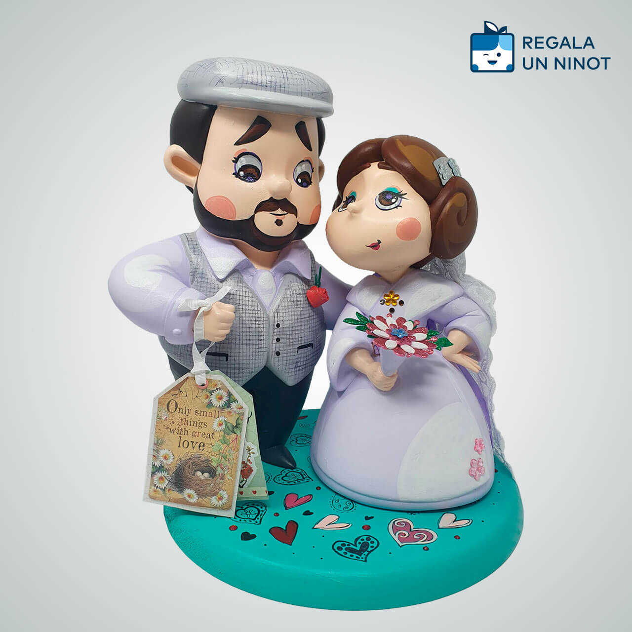 Boda-Mery-Esteban-regala-un-ninot